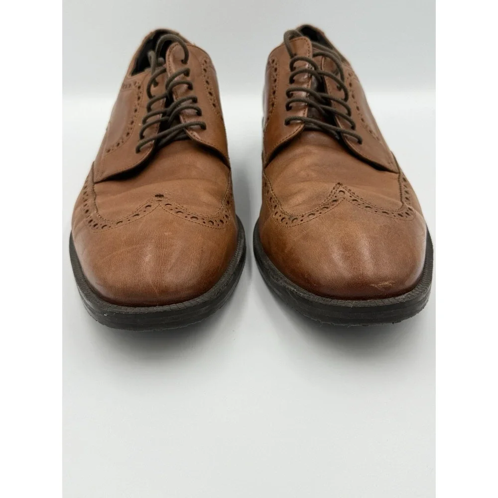 Cole Haan‎ Grand 360 Brown Leather Wingtip Oxford Mens Size 10 M Preppy